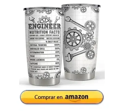 Que se le puede regalar a un ingeniero automotriz - Vaso de Ingeniero Automotriz: Hidratació
